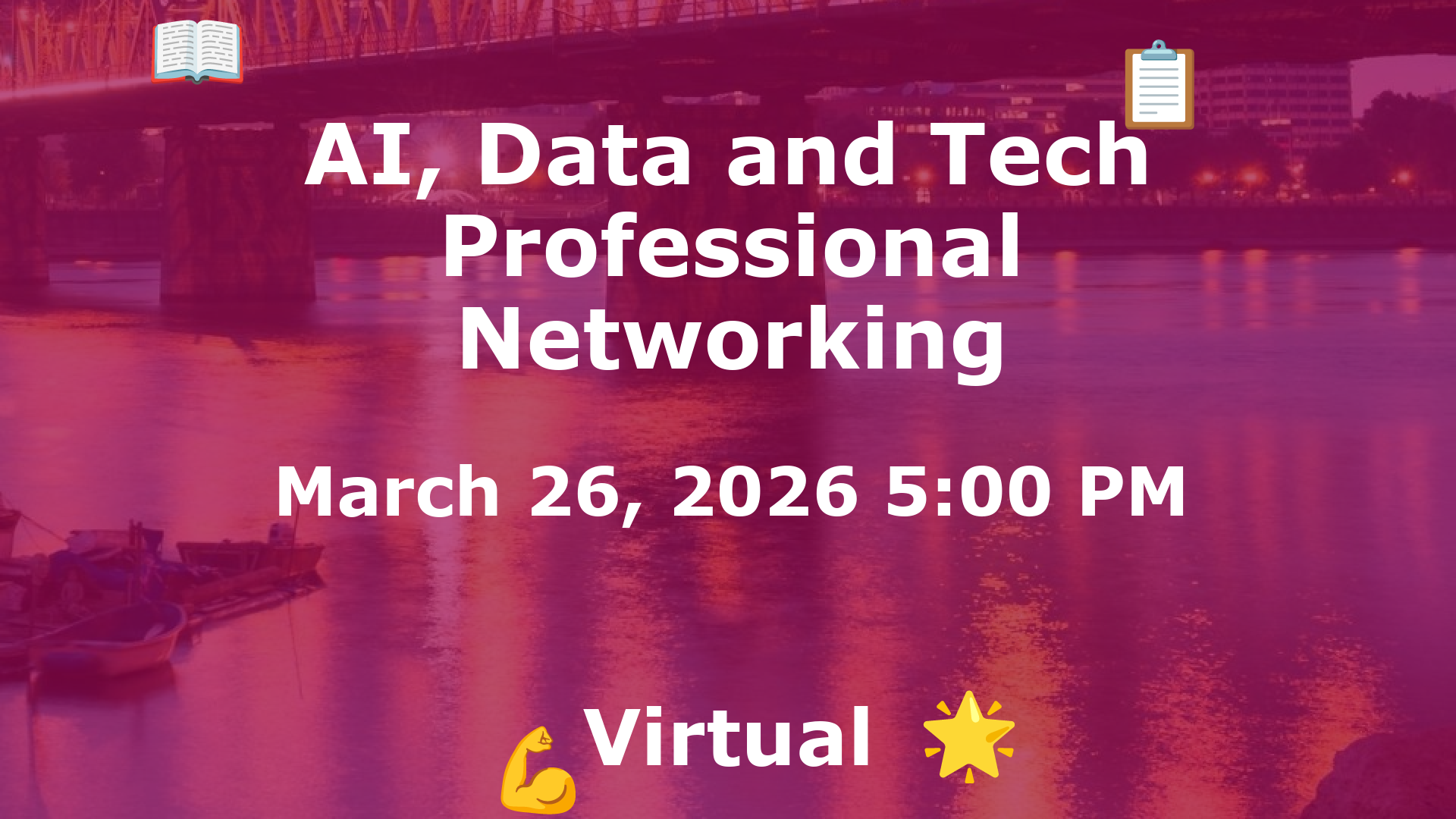 AI, Data and Tech Professional Networking event image